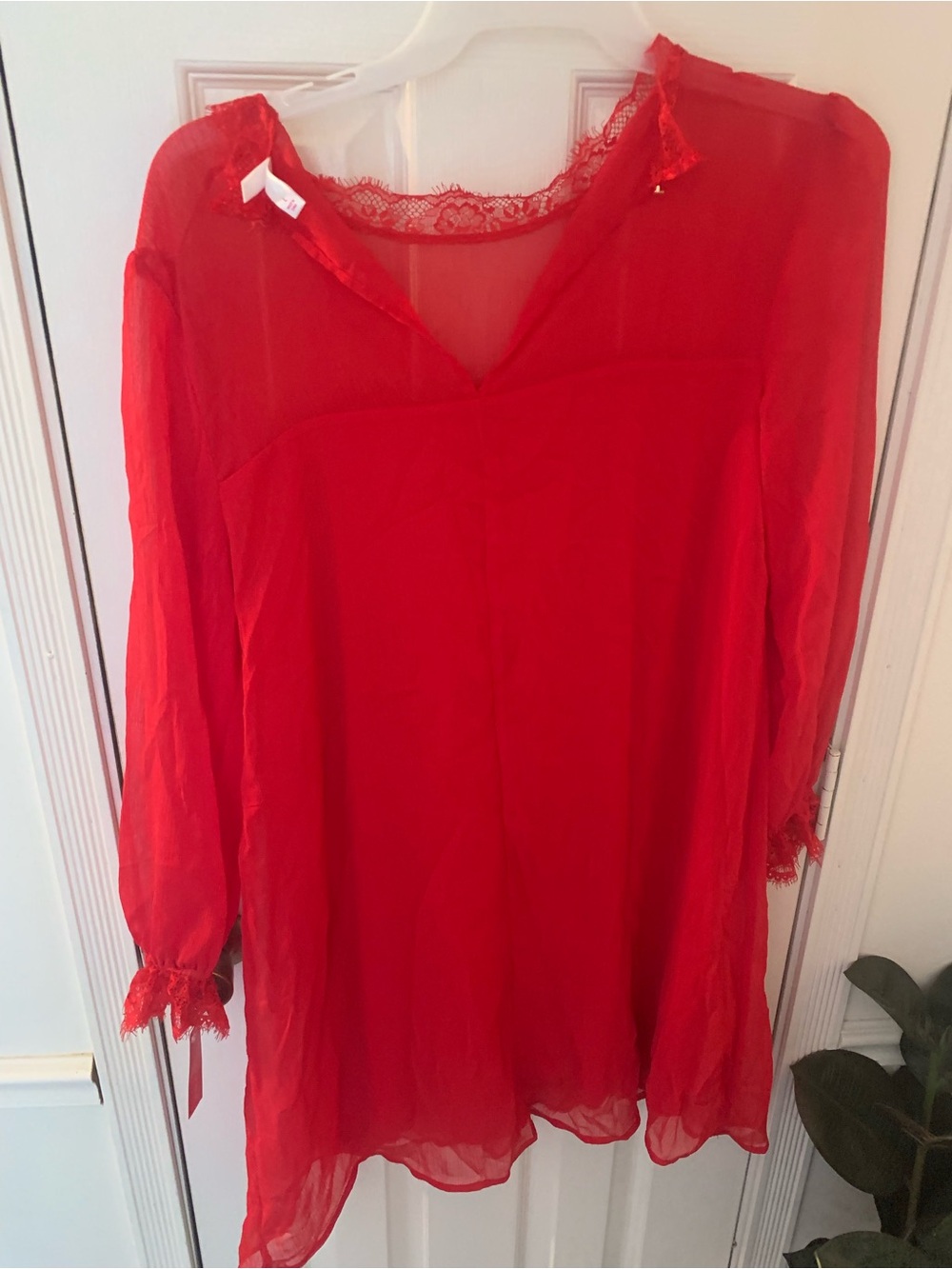 Women’s Xhilaration Red Lacy Dress Size Large